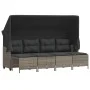 Garden sofa set with cushions 5 pieces gray synthetic rattan by vidaXL, Garden sets - Ref: Foro24-3261541, Price: 378,89 €, D...