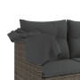 Garden sofa set with cushions 5 pieces gray synthetic rattan by vidaXL, Garden sets - Ref: Foro24-3261541, Price: 357,78 €, D...