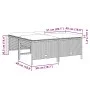 Garden sofa set with cushions 5 pieces gray synthetic rattan by vidaXL, Garden sets - Ref: Foro24-3261541, Price: 378,89 €, D...