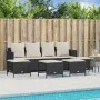 5-piece garden furniture set and black synthetic rattan cushions by vidaXL, Garden sets - Ref: Foro24-3261557, Price: 329,65 ...