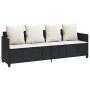 5-piece garden furniture set and black synthetic rattan cushions by vidaXL, Garden sets - Ref: Foro24-3261557, Price: 283,66 ...