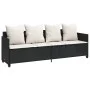 5-piece garden furniture set and black synthetic rattan cushions by vidaXL, Garden sets - Ref: Foro24-3261557, Price: 329,65 ...
