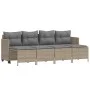 Garden sofa set with cushions 5 pieces beige synthetic rattan by vidaXL, Garden sets - Ref: Foro24-3261536, Price: 338,64 €, ...