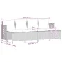 Garden sofa set with cushions 5 pieces beige synthetic rattan by vidaXL, Garden sets - Ref: Foro24-3261536, Price: 338,64 €, ...