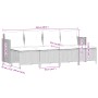 Gartensofa-Set mit Kissen, 5-teilig, beiges synthetisches Rattan von vidaXL, Gartensets - Ref: Foro24-3261536, Preis: 338,16 ...
