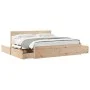 Estructura de cama con cajones madera maciza de pino 180x200 cm de vidaXL, Camas y somieres - Ref: Foro24-3282339, Precio: 29...