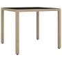 5-teiliges Garten-Essset mit beigen Kissen aus synthetischem Rattan von vidaXL, Gartensets - Ref: Foro24-3276800, Preis: 570,...