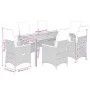 7-piece garden dining set and black synthetic rattan cushions by vidaXL, Garden sets - Ref: Foro24-3276837, Price: 782,02 €, ...