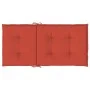 Low back chair cushions 4 units red melange fabric 100x50x4 cm by vidaXL, Cushions for chairs and sofas - Ref: Foro24-4002464...