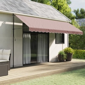 Brown striped replacement awning border fabric 4.5 m by vidaXL, Awnings - Ref: Foro24-367783, Price: 15,25 €, Discount: %