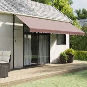 Brown striped replacement awning border fabric 4.5 m by vidaXL, Awnings - Ref: Foro24-367783, Price: 14,65 €, Discount: %