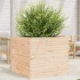 Solid pine wood planter 80x80x68.5 cm by vidaXL, Pots and planters - Ref: Foro24-3282479, Price: 219,02 €, Discount: %