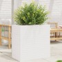 Solid white pine wood planter 70x40x68.5 cm by vidaXL, Pots and planters - Ref: Foro24-3282485, Price: 188,14 €, Discount: %