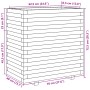 Solid pine wood planter 70x40x72.5 cm by vidaXL, Pots and planters - Ref: Foro24-3282589, Price: 170,37 €, Discount: %