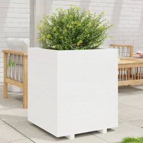 Solid white pine wood planter 60x60x72.5 cm by vidaXL, Pots and planters - Ref: Foro24-3282580, Price: 220,63 €, Discount: %