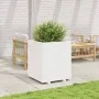Solid white pine wood planter 60x60x72.5 cm by vidaXL, Pots and planters - Ref: Foro24-3282580, Price: 220,63 €, Discount: %