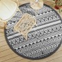 Black PP outdoor rug Ø160 cm by vidaXL, Outdoor protectors - Ref: Foro24-368515, Price: 32,20 €, Discount: %