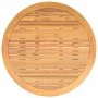 Gartentisch aus grauem PE-Rattan mit Holzoberfläche Ø110x71 cm von vidaXL, Gartentische - Ref: Foro24-368626, Preis: 153,49 €...