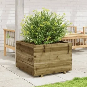 Impregnated pine wood planter 70x70x49.5 cm by vidaXL, Pots and planters - Ref: Foro24-3282528, Price: 164,68 €, Discount: %