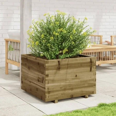 Jardinera madera de pino impregnada 70x70x49,5 cm de vidaXL, Maceteros y jardineras - Ref: Foro24-3282528, Precio: 164,92 €, ...