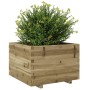 Impregnated pine wood planter 70x70x49.5 cm by vidaXL, Pots and planters - Ref: Foro24-3282528, Price: 166,99 €, Discount: %