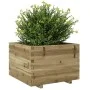 Jardinera madera de pino impregnada 70x70x49,5 cm de vidaXL, Maceteros y jardineras - Ref: Foro24-3282528, Precio: 164,92 €, ...