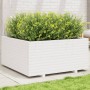 Solid white pine wood planter 100x100x49.5 cm by vidaXL, Pots and planters - Ref: Foro24-3282540, Price: 268,92 €, Discount: %