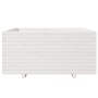 Solid white pine wood planter 100x100x49.5 cm by vidaXL, Pots and planters - Ref: Foro24-3282540, Price: 268,92 €, Discount: %