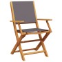 Garten-Essgruppe 5-teilig aus massivem anthrazitfarbenem Holzstoff von vidaXL, Gartensets - Ref: Foro24-3281833, Preis: 338,4...