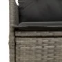 Garden chairs and table with cushions 3 pieces gray PE rattan by vidaXL, Garden sets - Ref: Foro24-3276723, Price: 303,77 €, ...