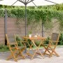 3-piece bistro set polypropylene and gray solid wood by vidaXL, Garden sets - Ref: Foro24-3281878, Price: 204,76 €, Discount: %