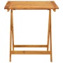 3-teiliges Bistroset aus Polypropylen und grauem Massivholz von vidaXL, Gartensets - Ref: Foro24-3281878, Preis: 207,30 €, Ra...