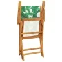 3-piece bistro set solid wood fabric leaf print by vidaXL, Garden sets - Ref: Foro24-3281884, Price: 194,51 €, Discount: %