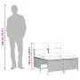 Gartensofa-Set mit Kissen, 5-teilig, beiges synthetisches Rattan von vidaXL, Gartensets - Ref: Foro24-3261524, Preis: 391,62 ...