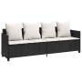 5-piece garden furniture set and black synthetic rattan cushions by vidaXL, Garden sets - Ref: Foro24-3261545, Price: 385,19 ...