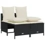 5-teiliges Gartenmöbel-Set und schwarze synthetische Rattankissen von vidaXL, Gartensets - Ref: Foro24-3261545, Preis: 379,07...