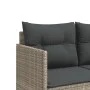 Garden sofa and cushion set 5 pieces light gray synthetic rattan by vidaXL, Garden sets - Ref: Foro24-3261526, Price: 397,05 ...