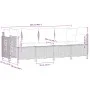 Garden sofa and cushion set 5 pieces light gray synthetic rattan by vidaXL, Garden sets - Ref: Foro24-3261526, Price: 397,05 ...