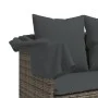 Garden sofa set with cushions 5 pieces gray synthetic rattan by vidaXL, Garden sets - Ref: Foro24-3261553, Price: 456,93 €, D...