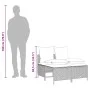 Gartensofa-Set mit Kissen, 5-teilig, graues synthetisches Rattan von vidaXL, Gartensets - Ref: Foro24-3261553, Preis: 430,41 ...