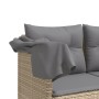 Garden sofa set with cushions 5 pieces beige synthetic rattan by vidaXL, Garden sets - Ref: Foro24-3261530, Price: 421,16 €, ...