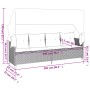 Gartensofa- und Kissenset, 5-teilig, hellgraues synthetisches Rattan von vidaXL, Gartensets - Ref: Foro24-3261532, Preis: 423...