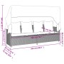 5-teiliges Gartenmöbel-Set und schwarze synthetische Rattankissen von vidaXL, Gartensets - Ref: Foro24-3261551, Preis: 417,23...