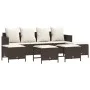 5-piece garden dining set and brown synthetic rattan cushions by vidaXL, Garden sets - Ref: Foro24-3261558, Price: 364,05 €, ...