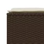 5-piece garden dining set and brown synthetic rattan cushions by vidaXL, Garden sets - Ref: Foro24-3261558, Price: 364,05 €, ...