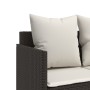 5-teiliges Garten-Essset und braune Kissen aus synthetischem Rattan von vidaXL, Gartensets - Ref: Foro24-3261558, Preis: 350,...