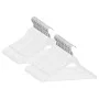 Juego de perchas ropa 50 uds antideslizantes madera dura blanco de vidaXL, Perchas - Ref: Foro24-289915, Precio: 69,36 €, Des...