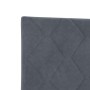 Estructura de cama Gris oscuro 90 x 200 cm Terciopelo