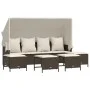 5-piece garden dining set and brown synthetic rattan cushions by vidaXL, Garden sets - Ref: Foro24-3261564, Price: 401,93 €, ...