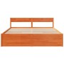 Estructura de cama cajones madera pino marrón cera 180x200 cm de vidaXL, Camas y somieres - Ref: Foro24-3282341, Precio: 338,...